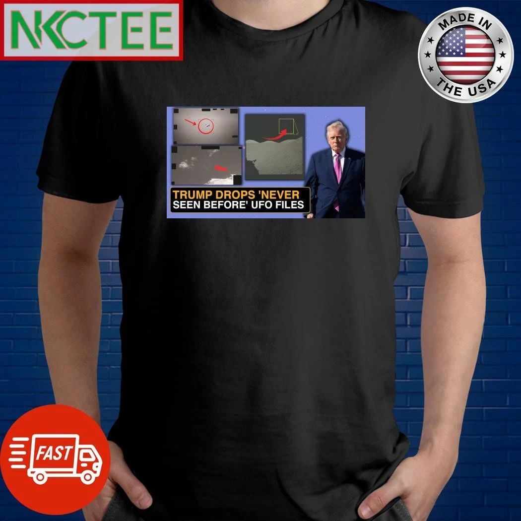 Trump drops never seen before UFO Files shirt