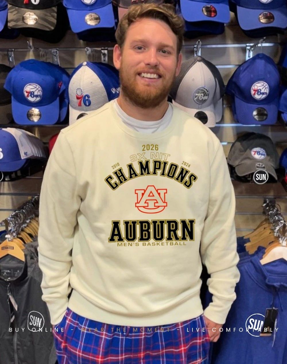Auburn Tigers Men’s Basketball 3x NIT Champions 2026 shirt