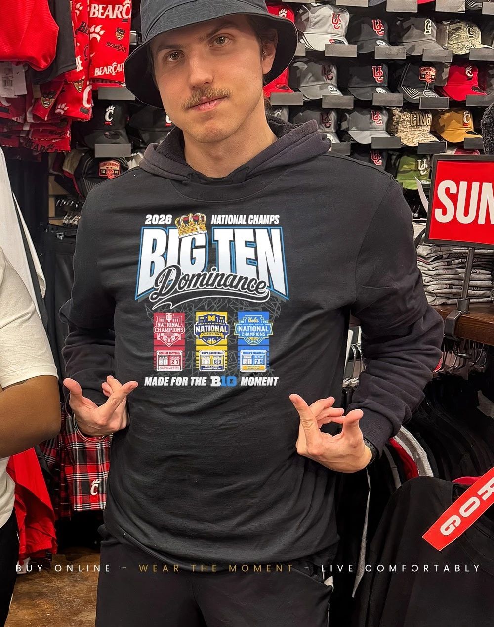 2026 Big Ten Dominance National Champions made for the Big moment shirt