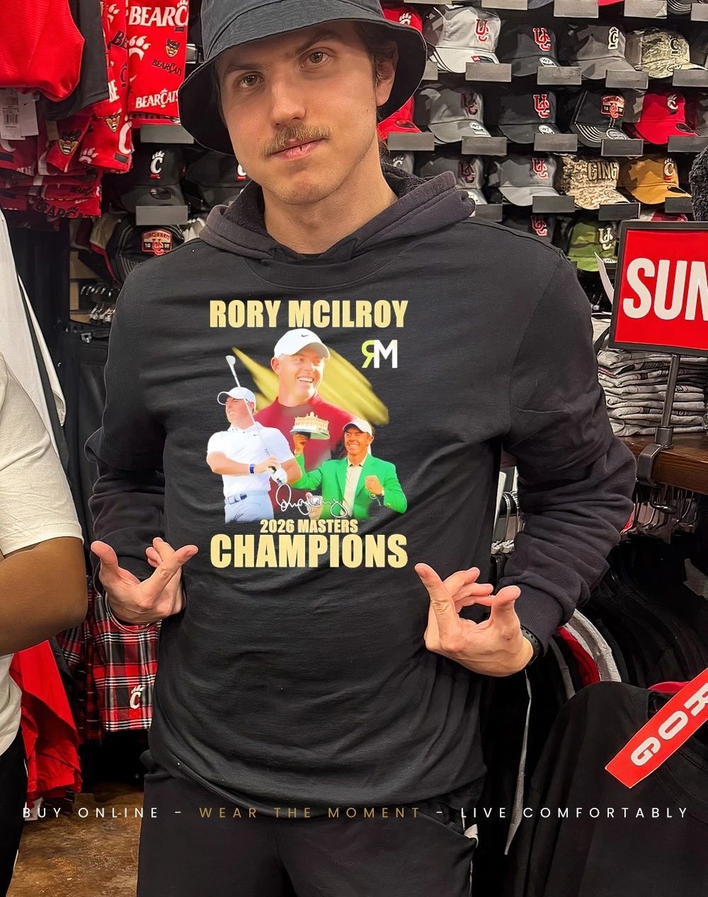 Rory Mcilroy 2026 Masters Champions signature shirt