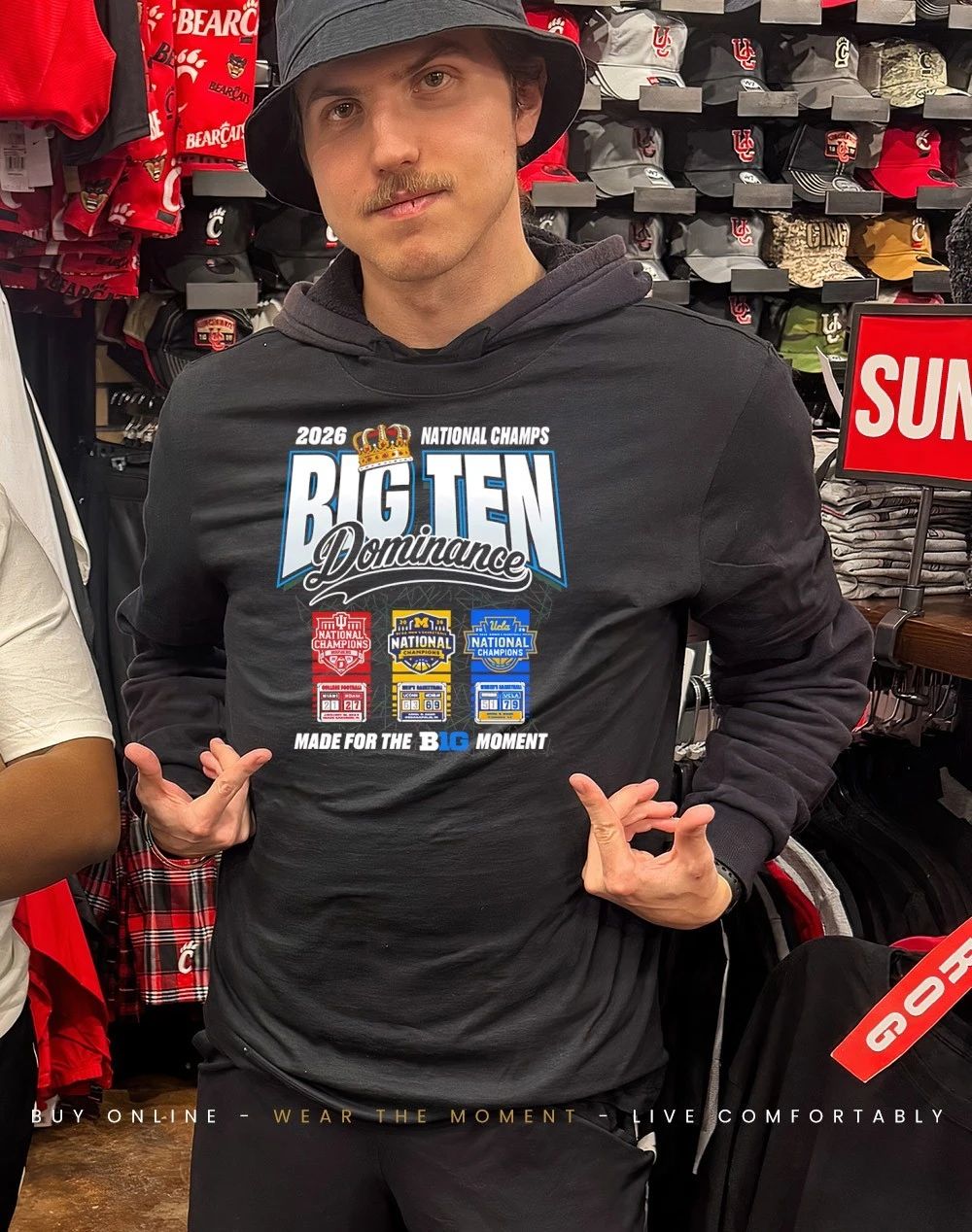 Big Ten Dominance 2026 National Champs Made for the Big Moment shirt