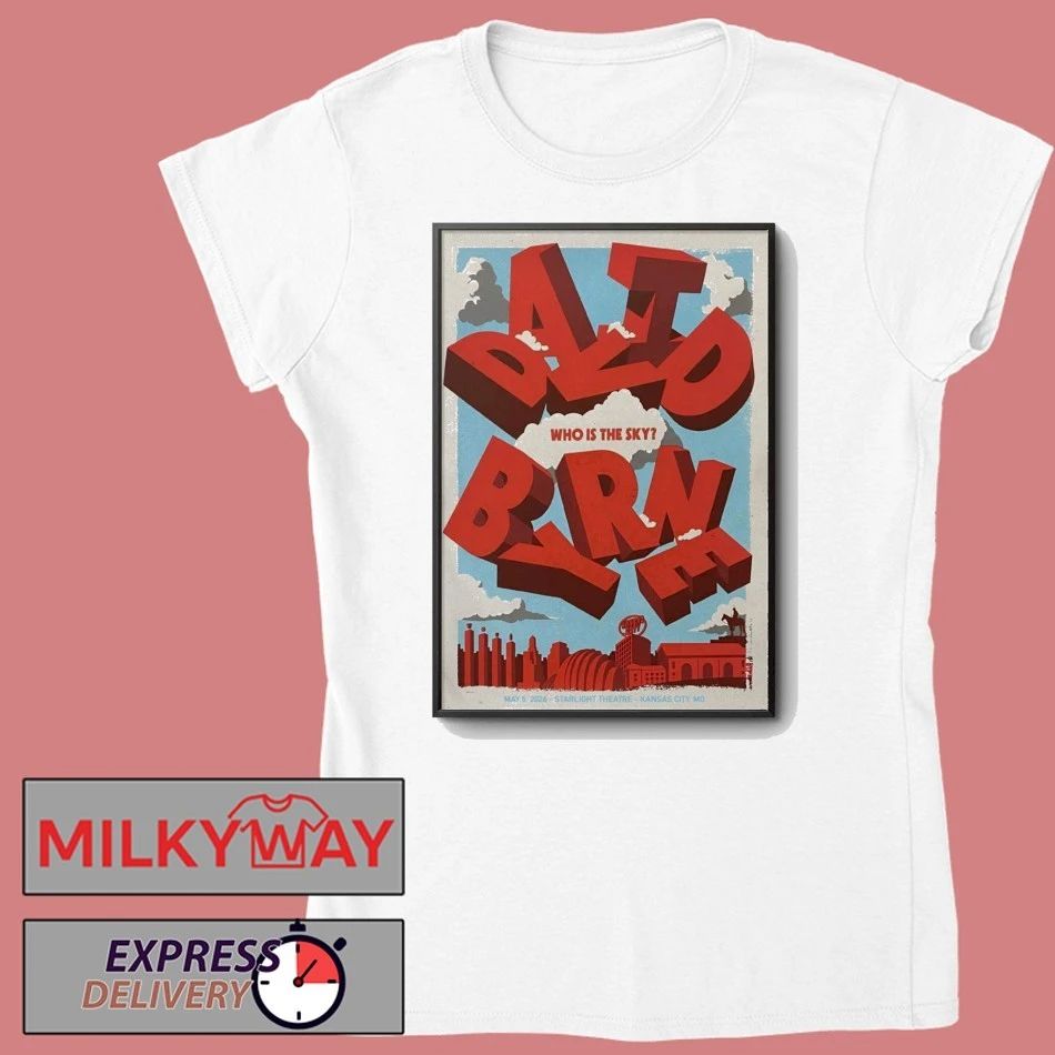 David Byrne In Kansas City MO On May 5 2026 Poster shirt