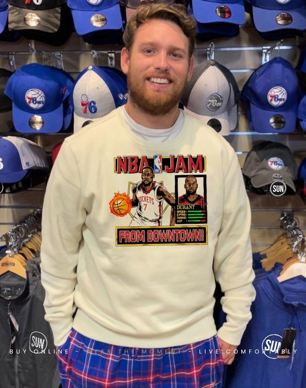 Kevin Durant Houston Rockets NBA Jam From Downtown shirt