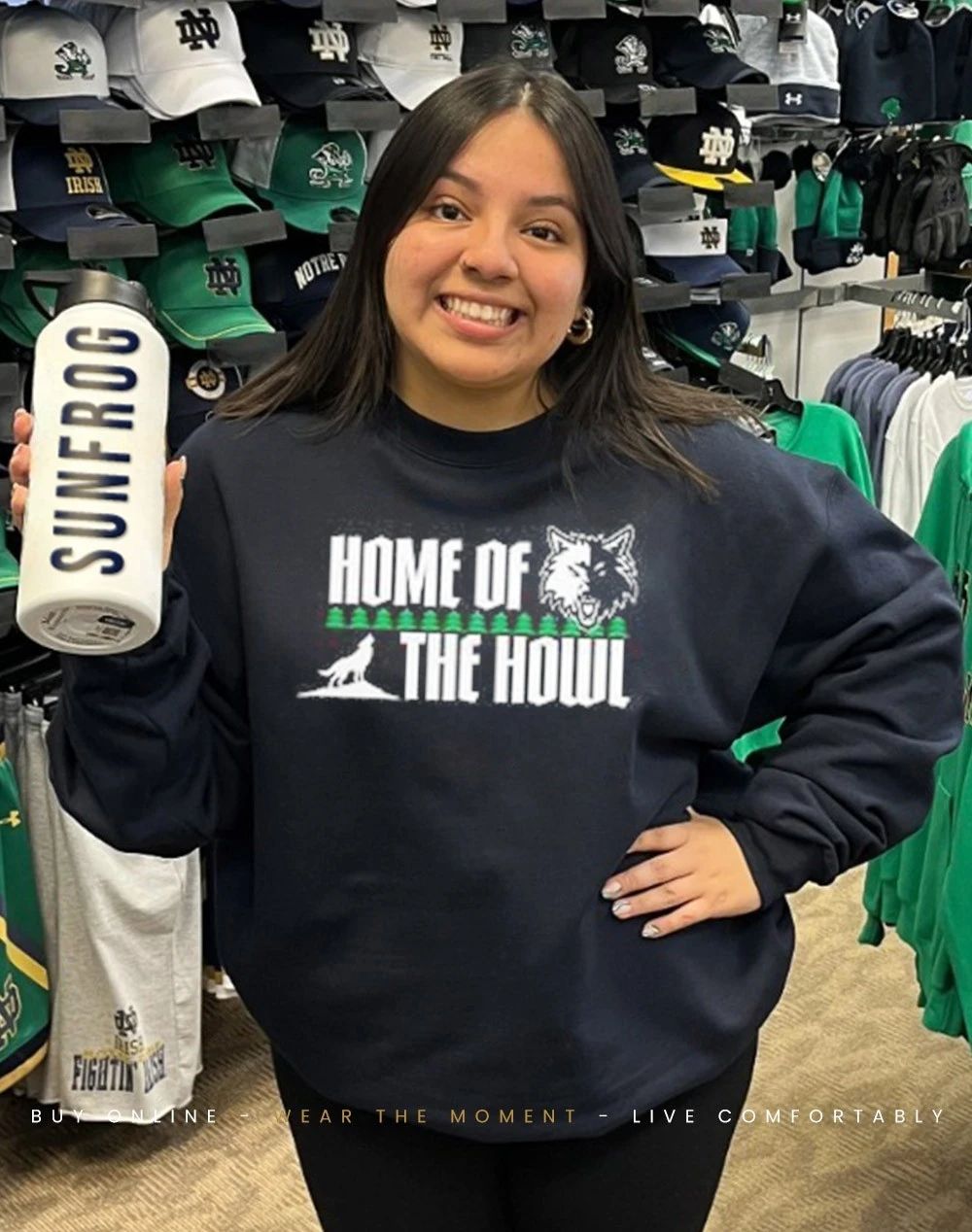Minnesota Timberwolves home of the Howl Front and Back shirt