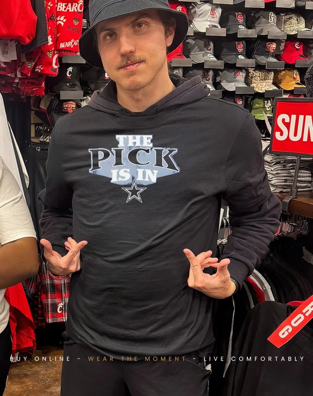 Dallas Cowboys The Pick Is In logo shirt