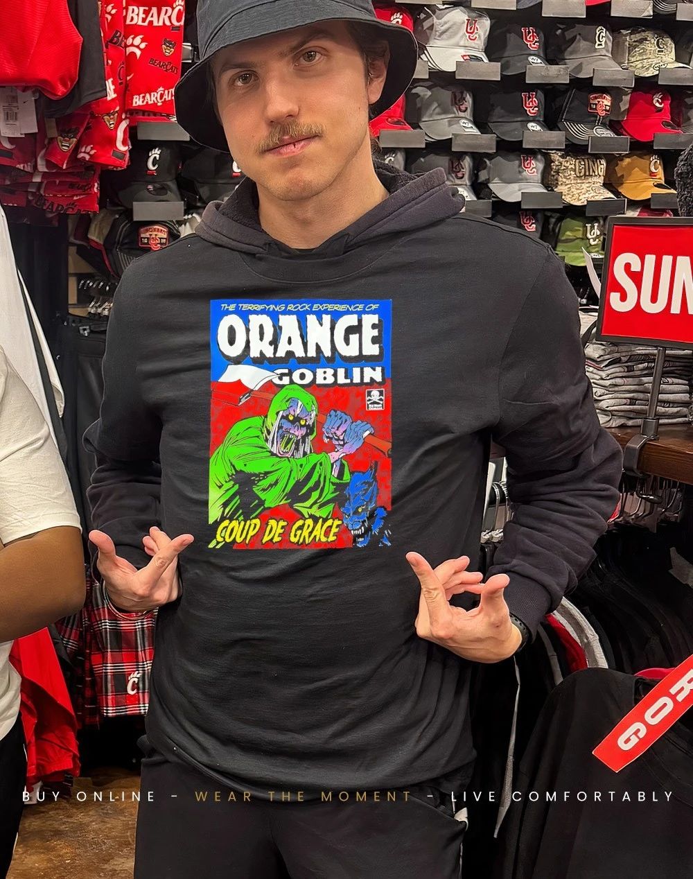 The terrifying rock experience of Orange Goblin coup de grace shirt