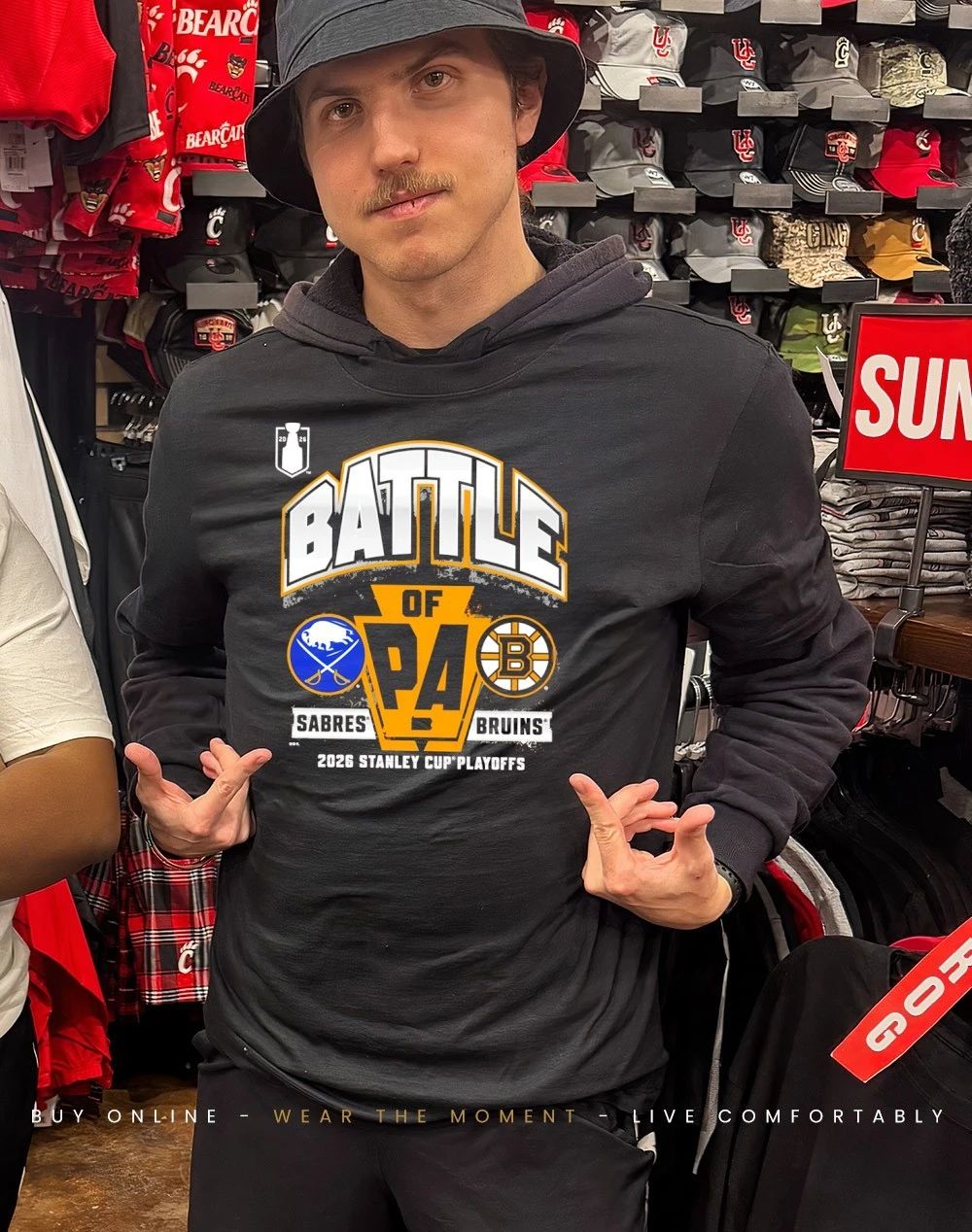 Buffalo Sabres vs Boston Bruins NHL 2026 Stanley Cup battle shirt