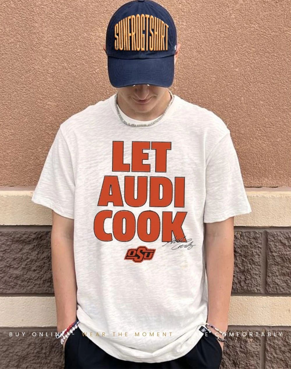 OSU Cowgirls Audi Crooks let Audi cook front and back shirt