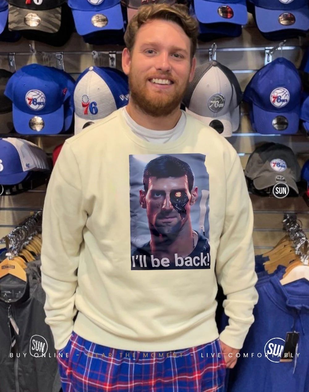 Djokovic Terminator I’ll be back shirt