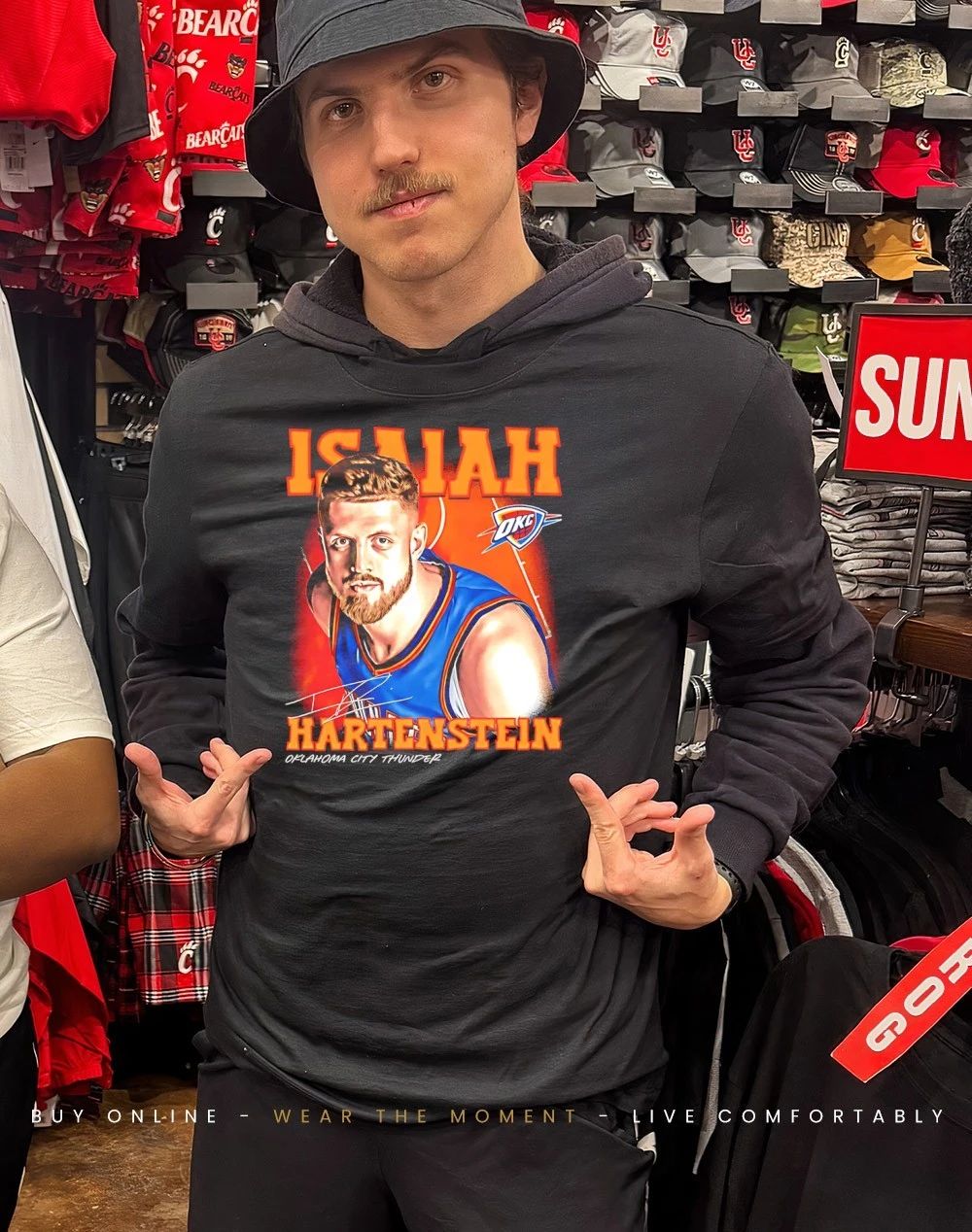 Isaiah Hartenstein Oklahoma City Thunder Airbrush shirt