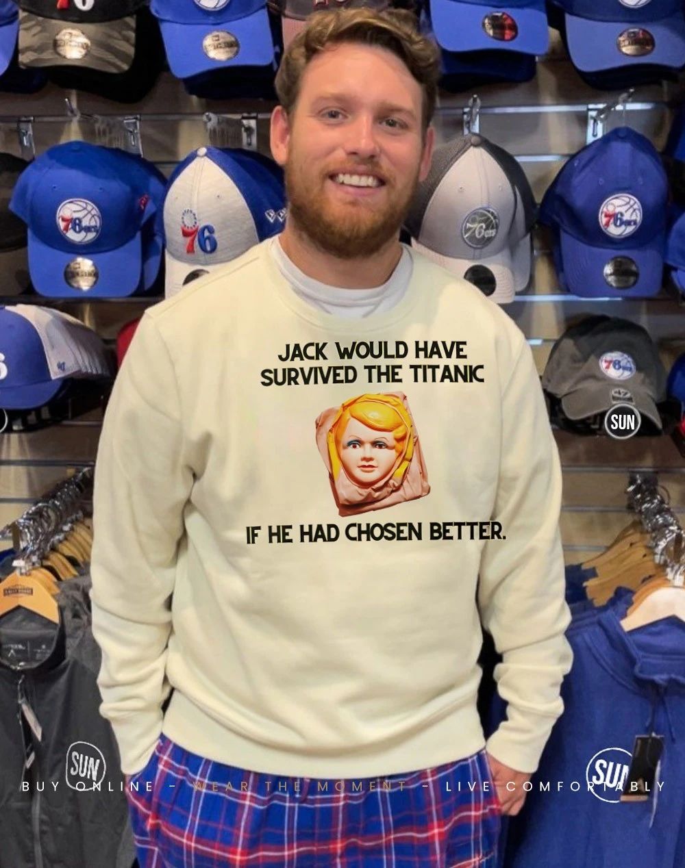 Jack would have survived the Titanic if they had chosen better shirt