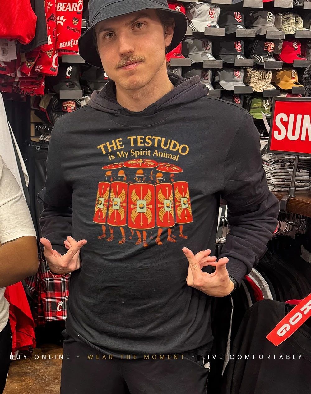 Testudo is my spirit animal ancient Roman army shirt