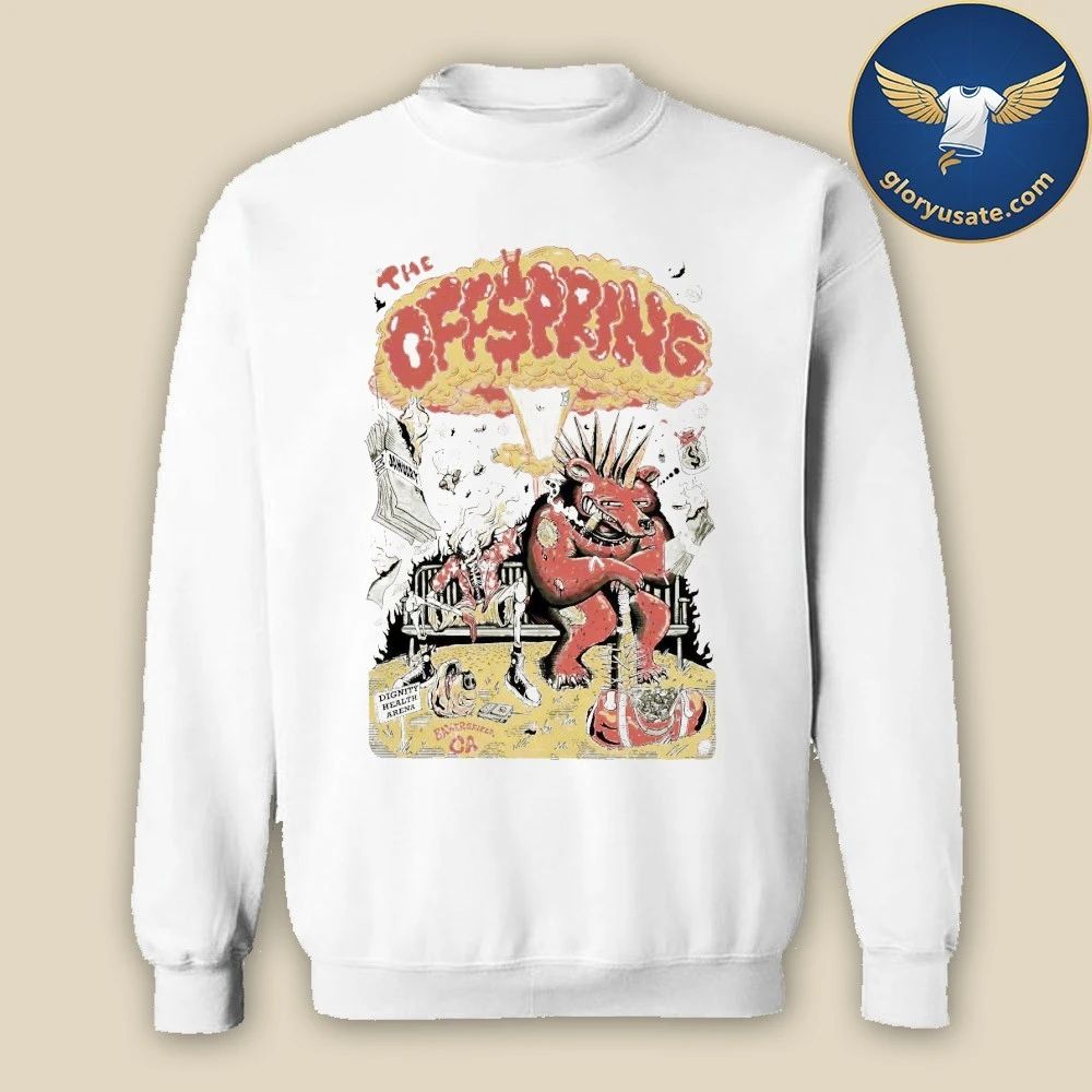 The Offspring Jan 16 2026 Bakersfield CA Poster Shirt