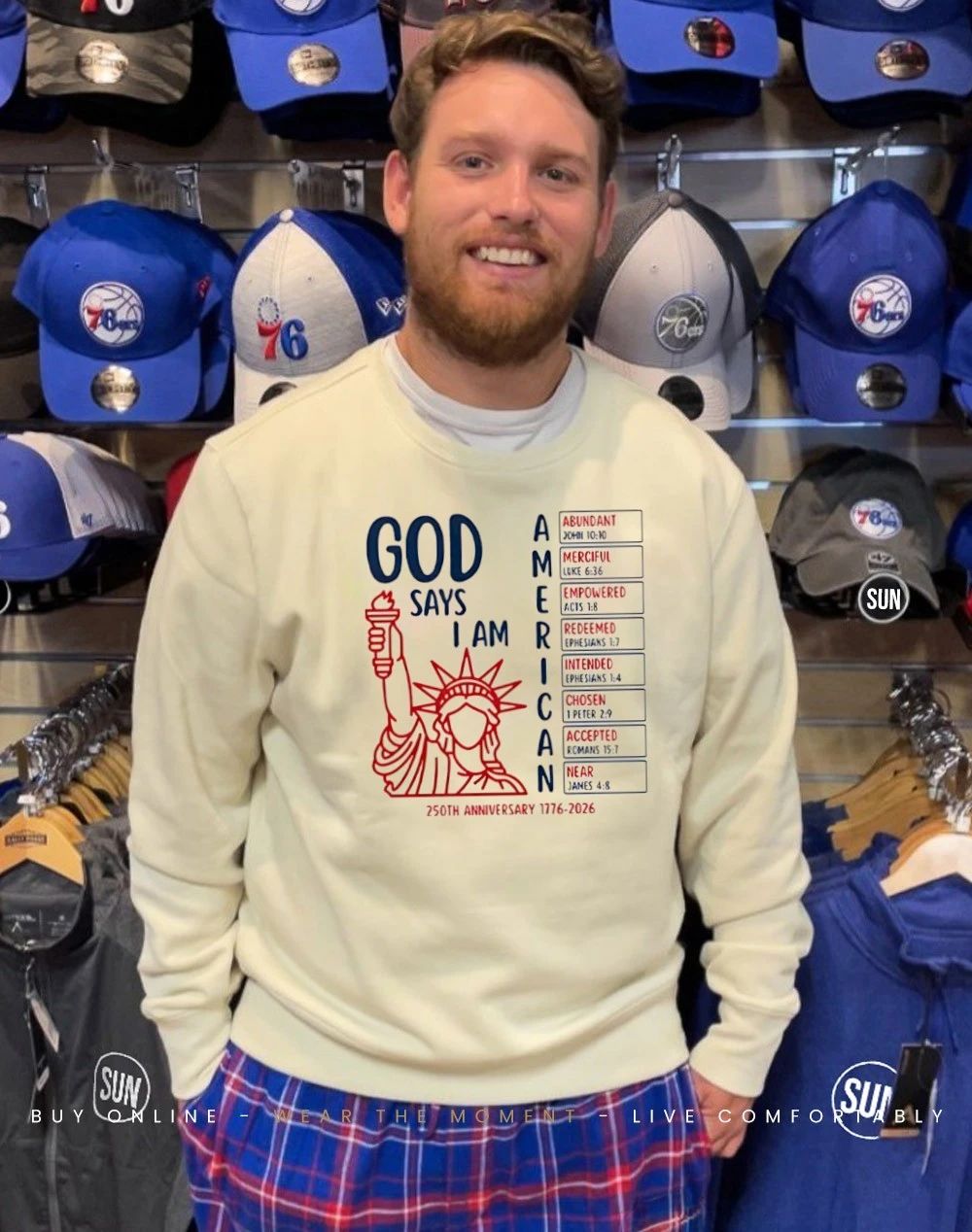 God Says I Am American 250th Anniversary 1776 2026 Shirt