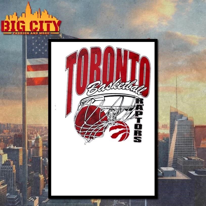 Toronto Raptors Basketball Script Swish shirt