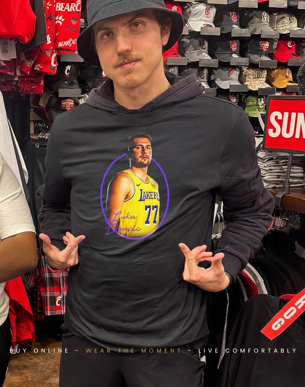 Los Angeles Lakers Luka Doncic graphic signature ’26 shirt
