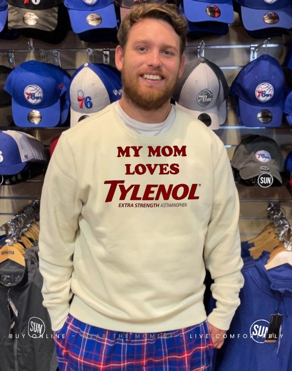 My mom loves tylenol extra strength acetaminophen humor shirt