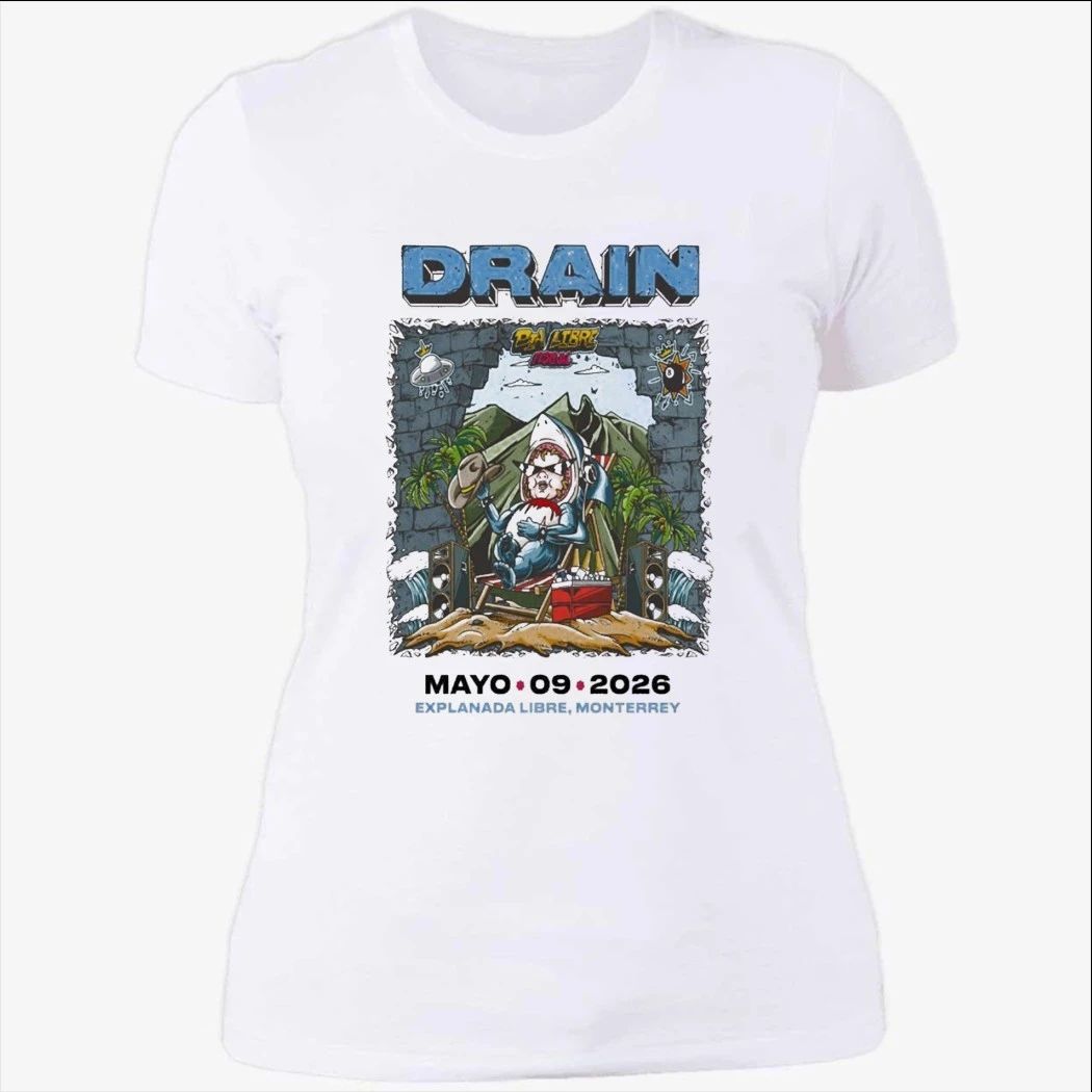 Drain Dia Libre Festival Monterrey Mexico May 9 2026 Shirt