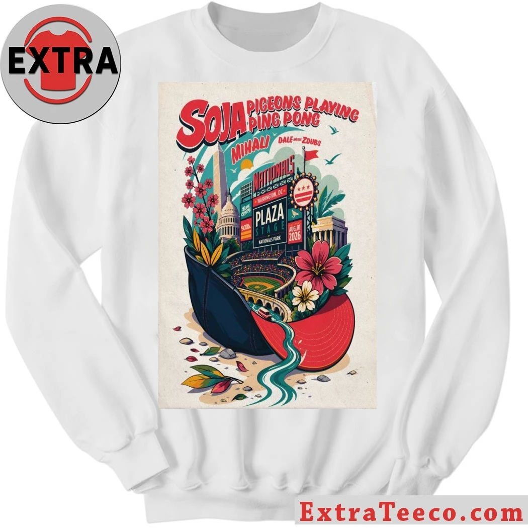 SOJA 8 1 2026 Washington DC Poster Shirt
