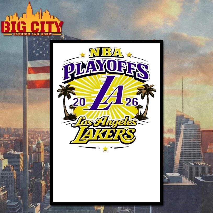 NBA Playoffs Los Angeles Lakers 2026 graphic shirt
