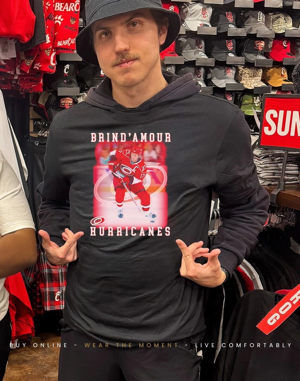 Carolina Hurricanes Rod Brind’Amour player collage ’26 shirt
