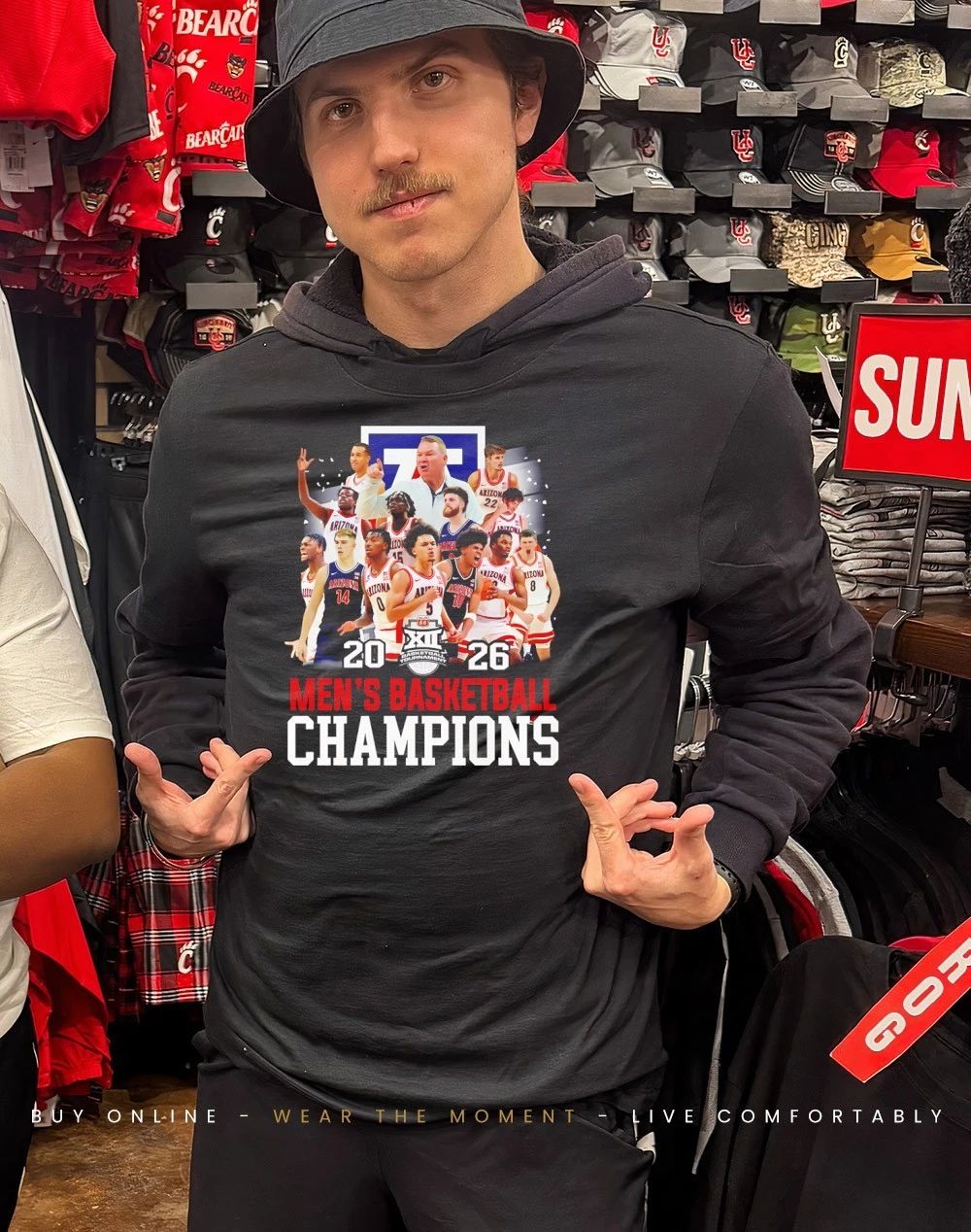 Arizona Wildcats Big 12 Champs all team 2026 shirt