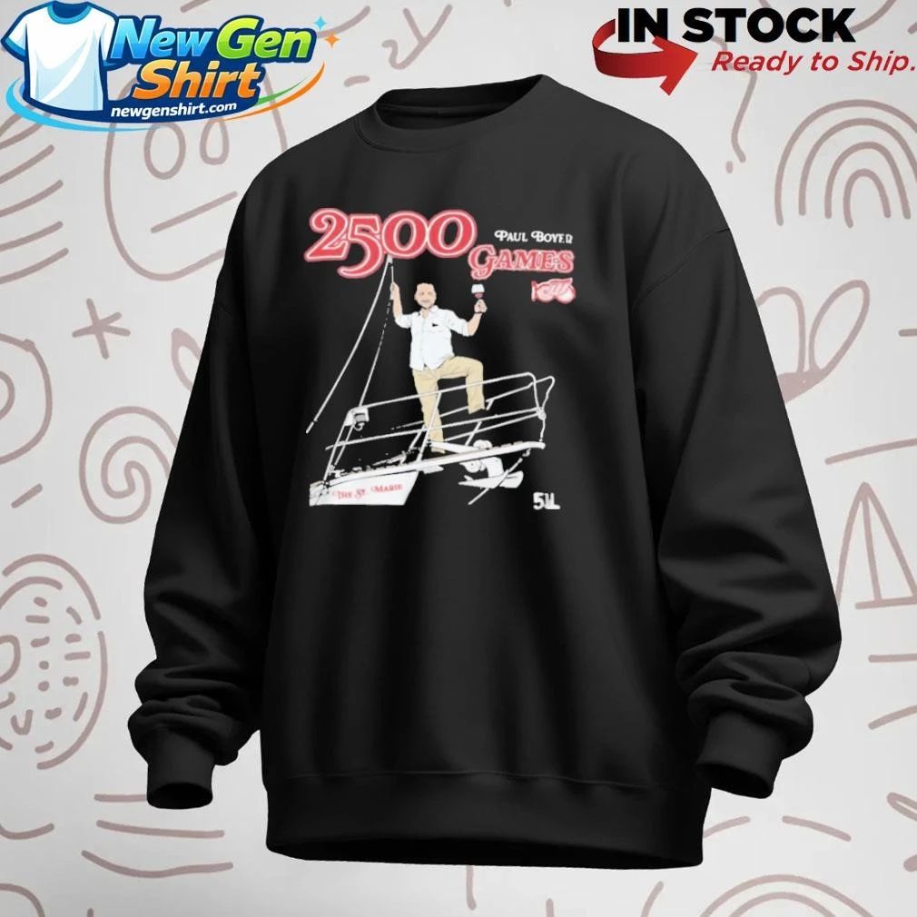 Head Equipment Manager Paul Boyer 2500 games Shirt
