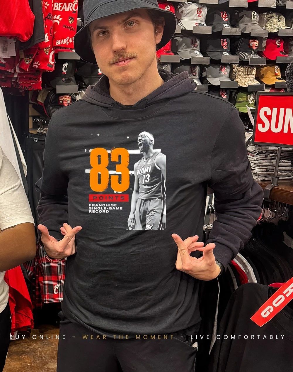 Bam Adebayo Burns His Name In History With 83 Points Unisex shirt