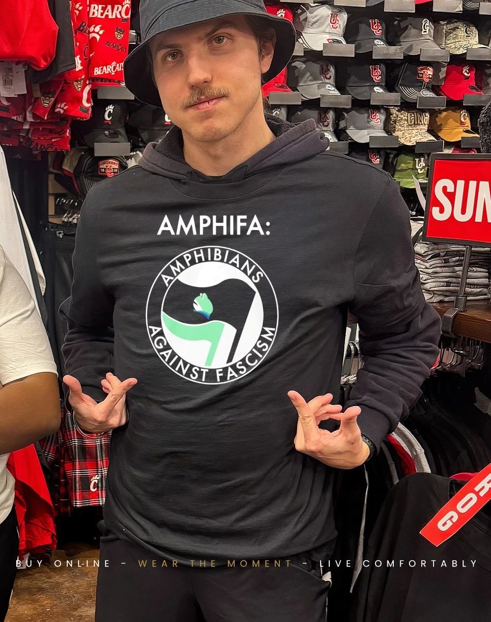Frog Amphifa Amphibians Against Fascism shirt
