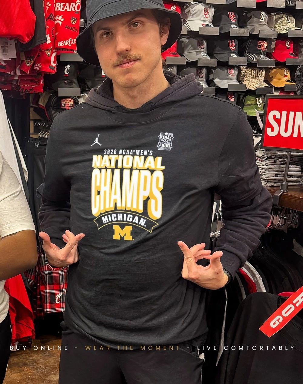 Michigan Wolverines 2026 Men’s Basketball National Champions Locker Room shirt