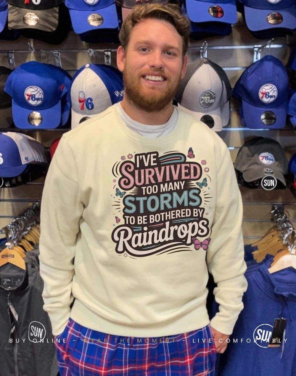 I’ve survived too many storms to be bothered by raindrops shirt