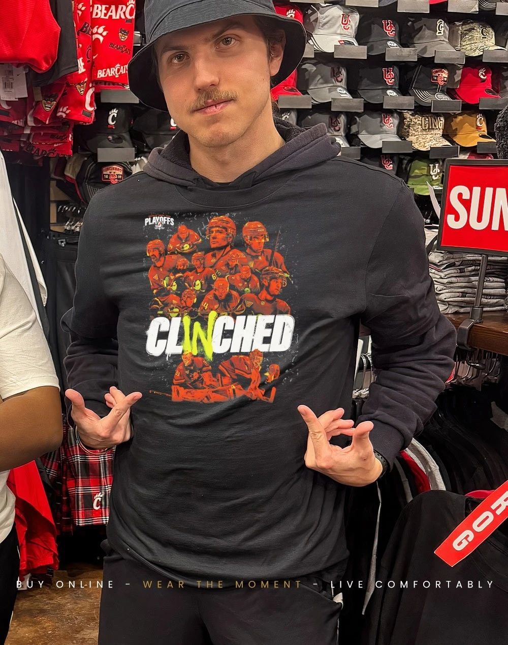 Anaheim Ducks Clinched 2026 Playoffs all team graphic shirt