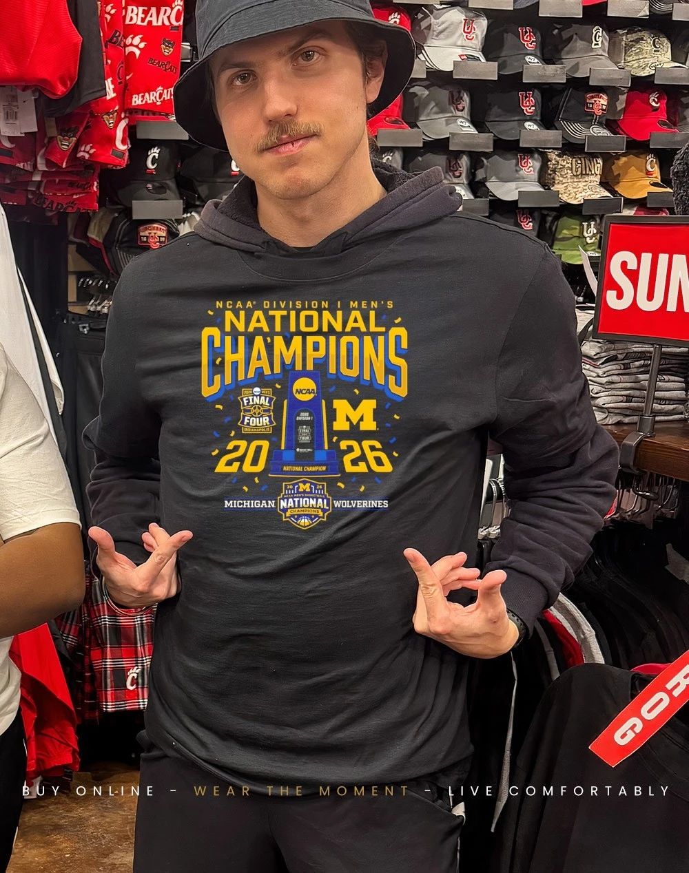 Michigan Wolverines 2026 National Champs Men’s Champions logo shirt