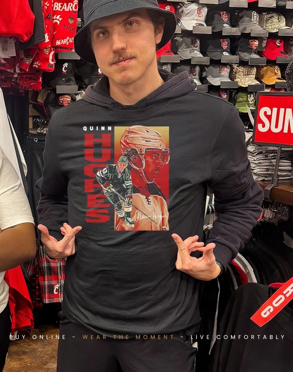 Quinn Hughes Minnesota hockey Poster graphic shirt