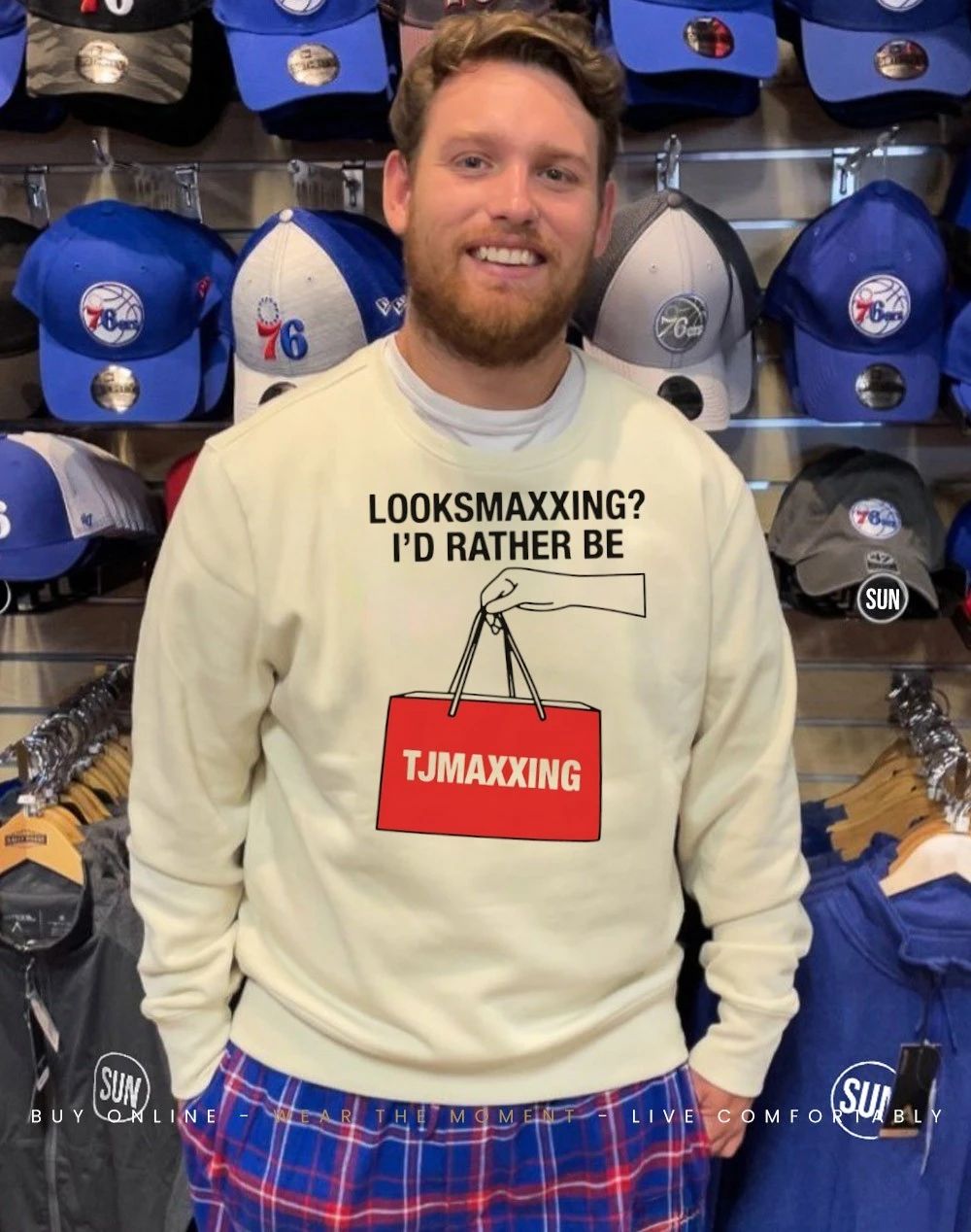 Looksmaxxing I’d Rather Be Store Maxxing shirt
