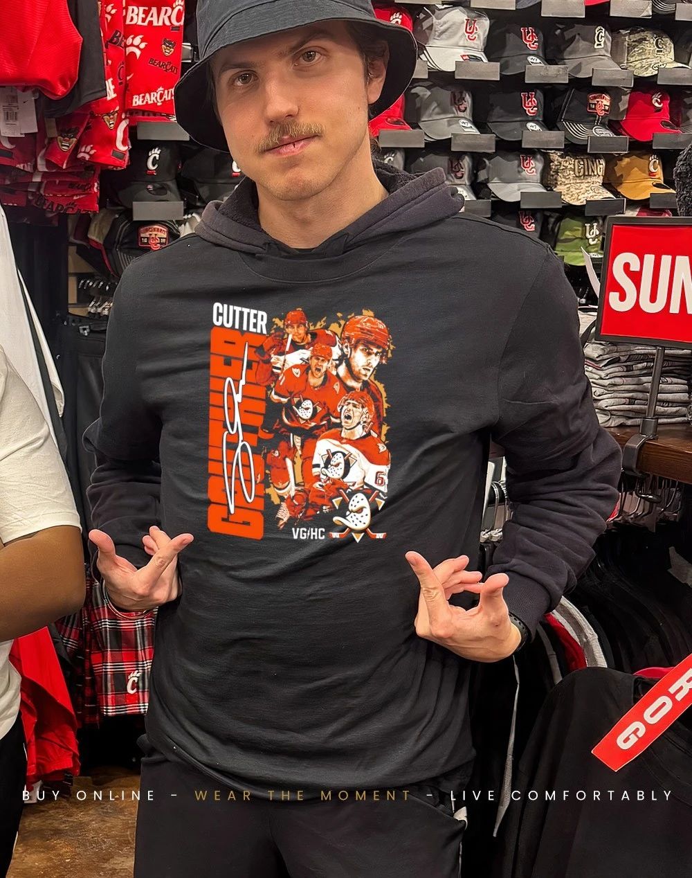 Anaheim Ducks 2026 NHL Hockey Cutter the Sniper Collage Signature shirt