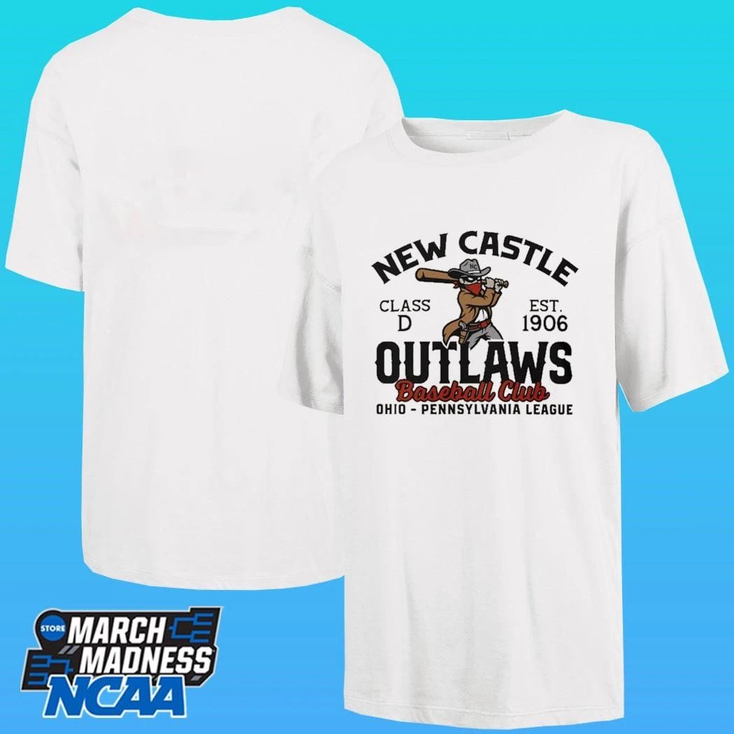 New Castle Outlaws Baseball Club 1906 Ohio Pennsylvania League Shirt