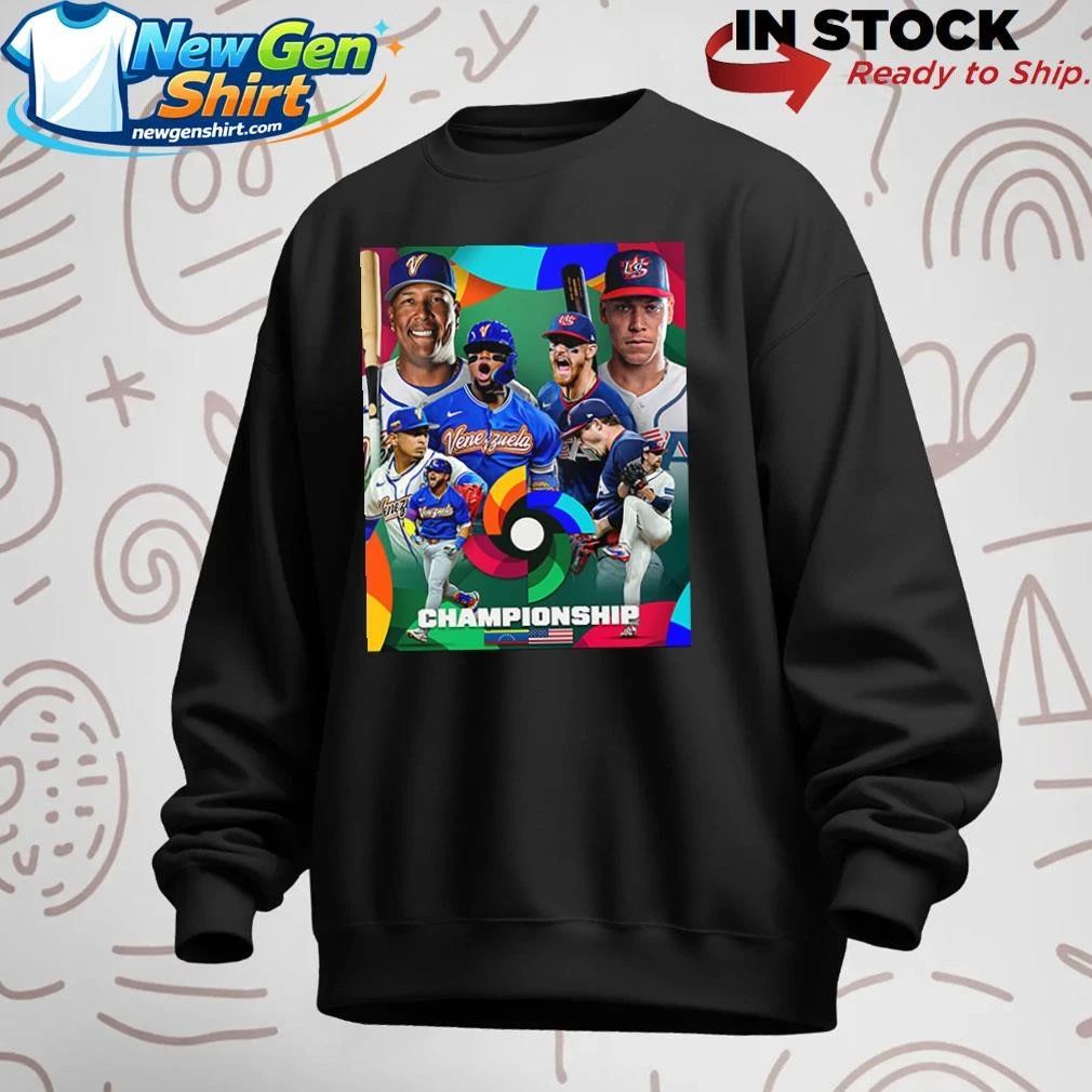 USA vs Venezuela World Baseball Classic Final Championship 2026 Shirt