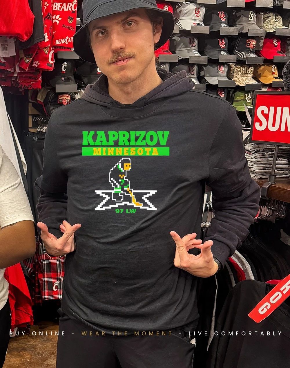 Kirill Kaprizov Minnesota Wild Retro Hockey 97LW shirt