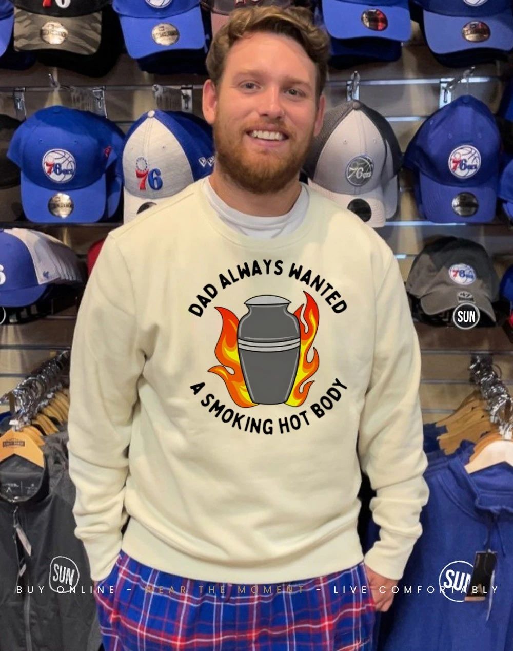 Dad’s always wanted a smoking hot body shirt