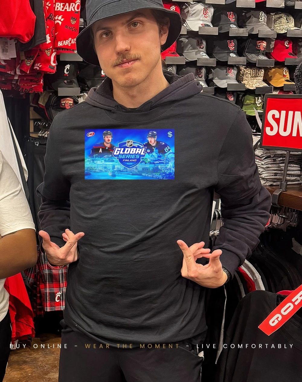 2026 NHL Global Series Finland Carolina Hurricanes vs Seattle Kraken shirt