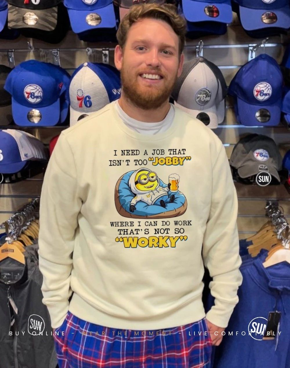 I need a job that isn’t too jobby where I can do work that’s not so worky Minion shirt