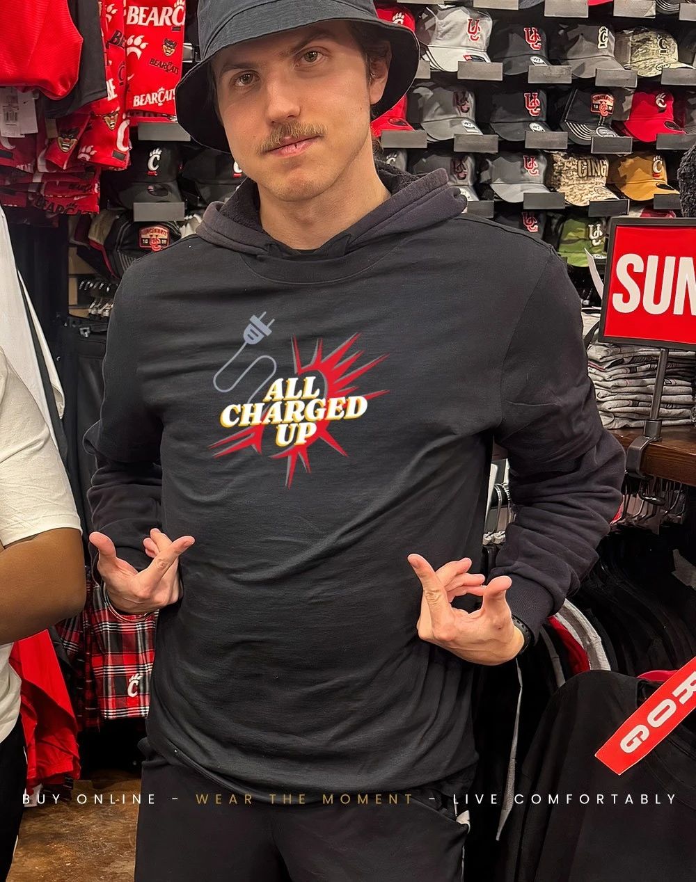All charged up shirt