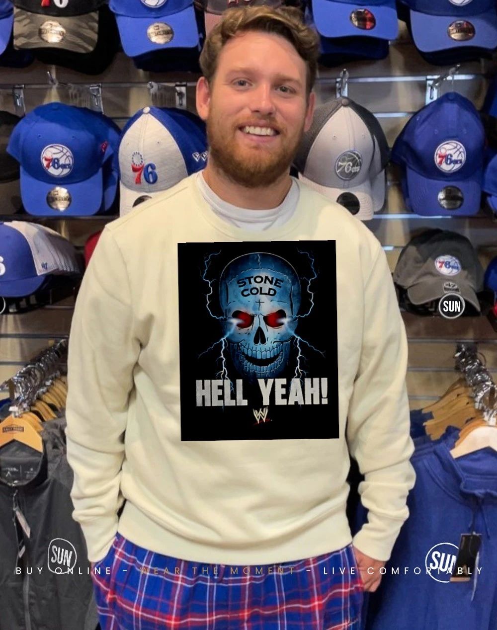 Stone Cold Steve Austin hell yeah skull shirt
