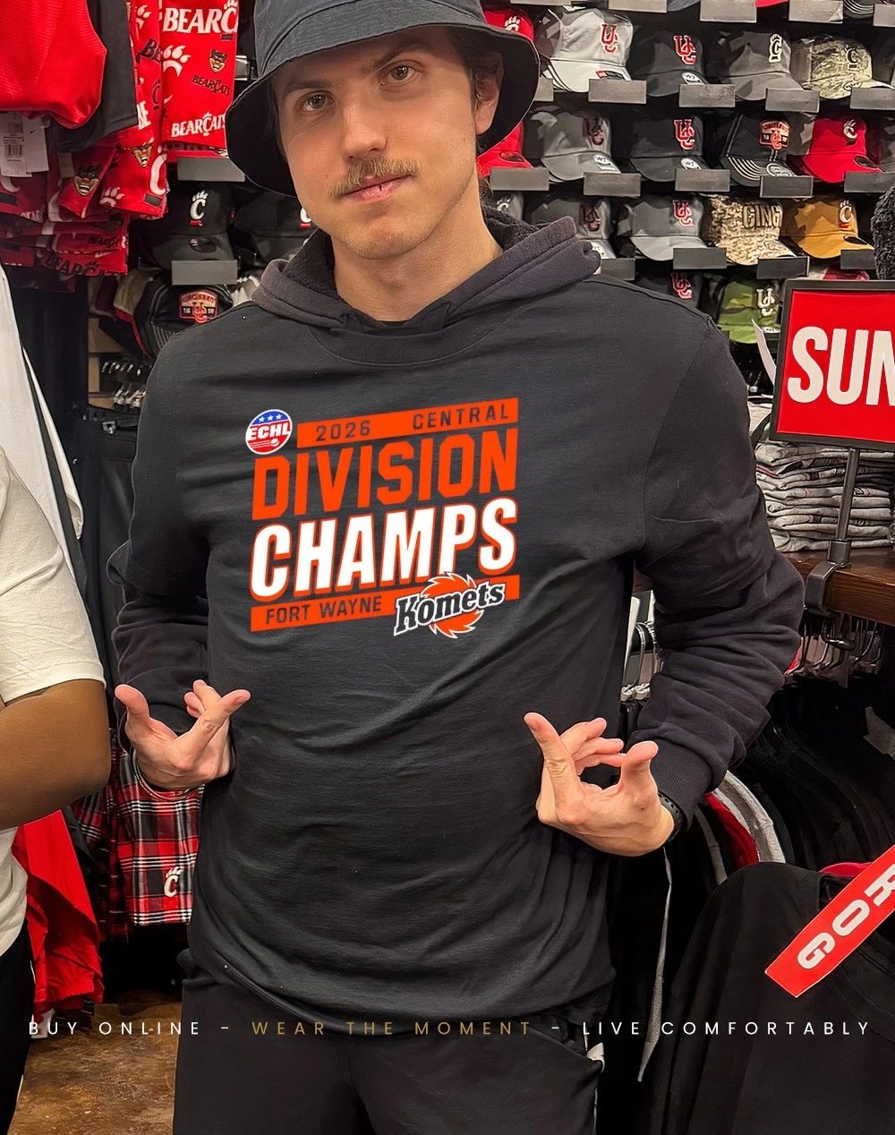 Fort Wayne Komets ECHL Central Division Champions 2026 shirt