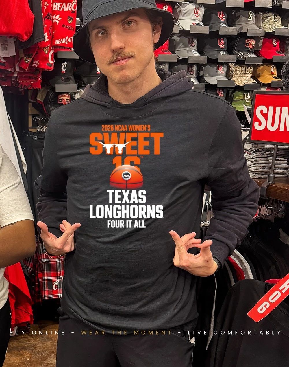 Texas Longhorns NCAA Sweet 16 2026 Women’s March Madness shirt
