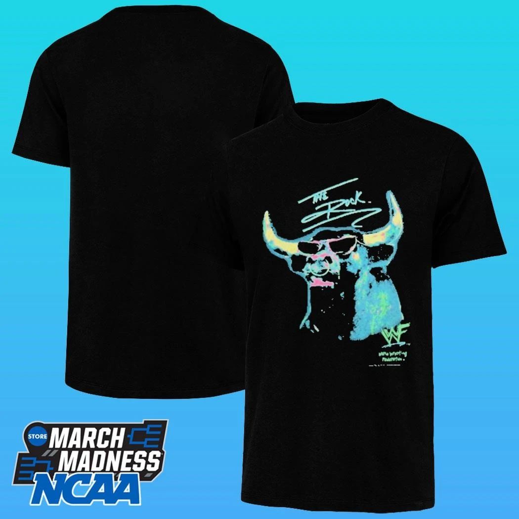 Wyco Vintage 1999 The Rock Wwf Brahma Bull Shirt
