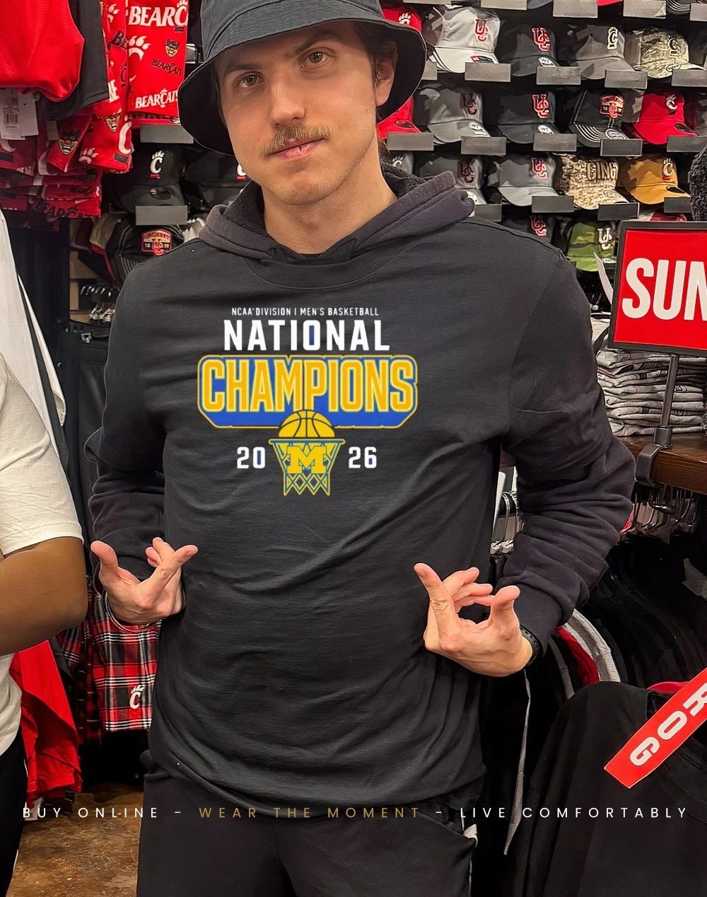 Michigan Wolverines Basketball 2026 NCAA Divisionn I Men’s Basketball National Champions shirt