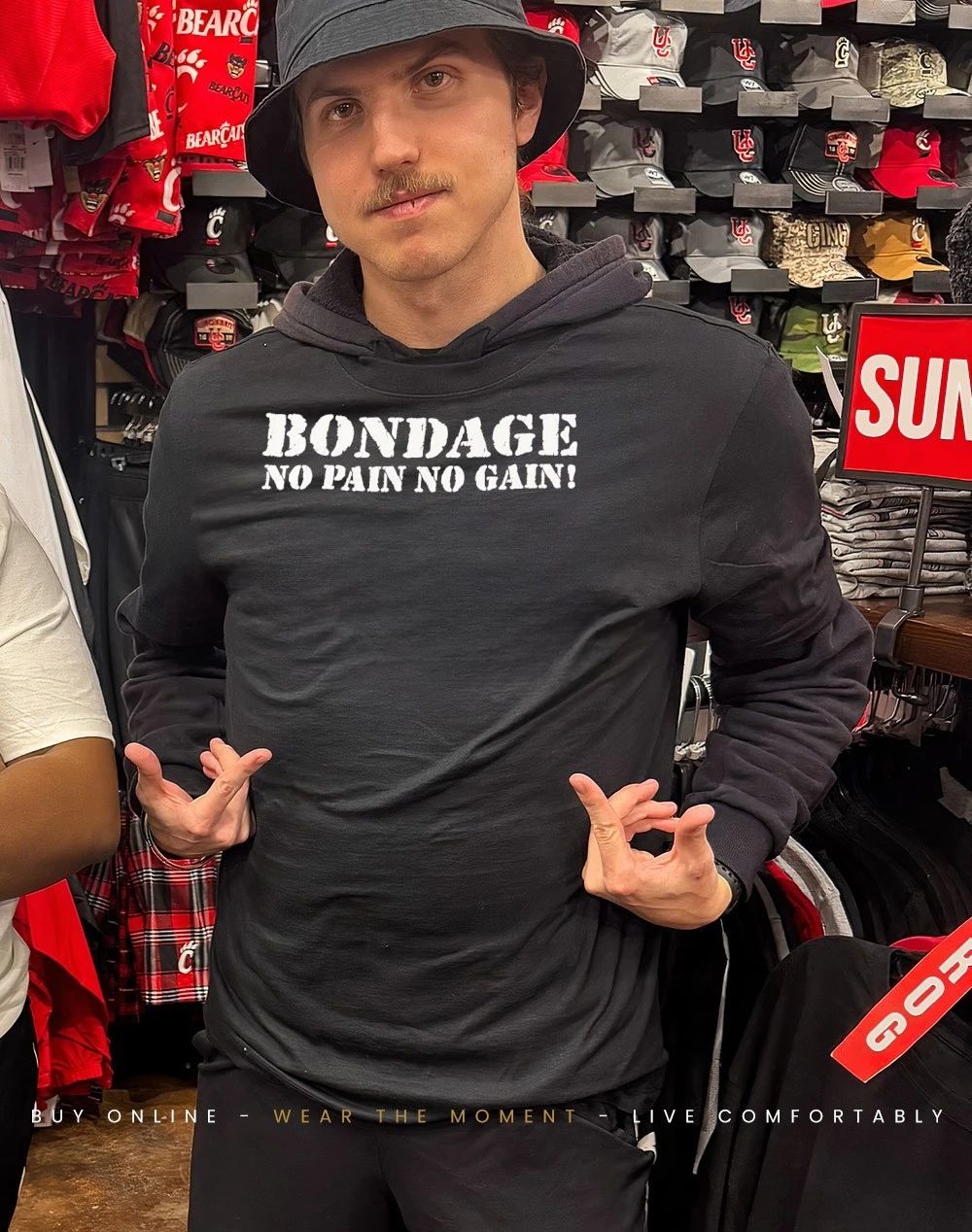 Bondage no pain no gain shirt