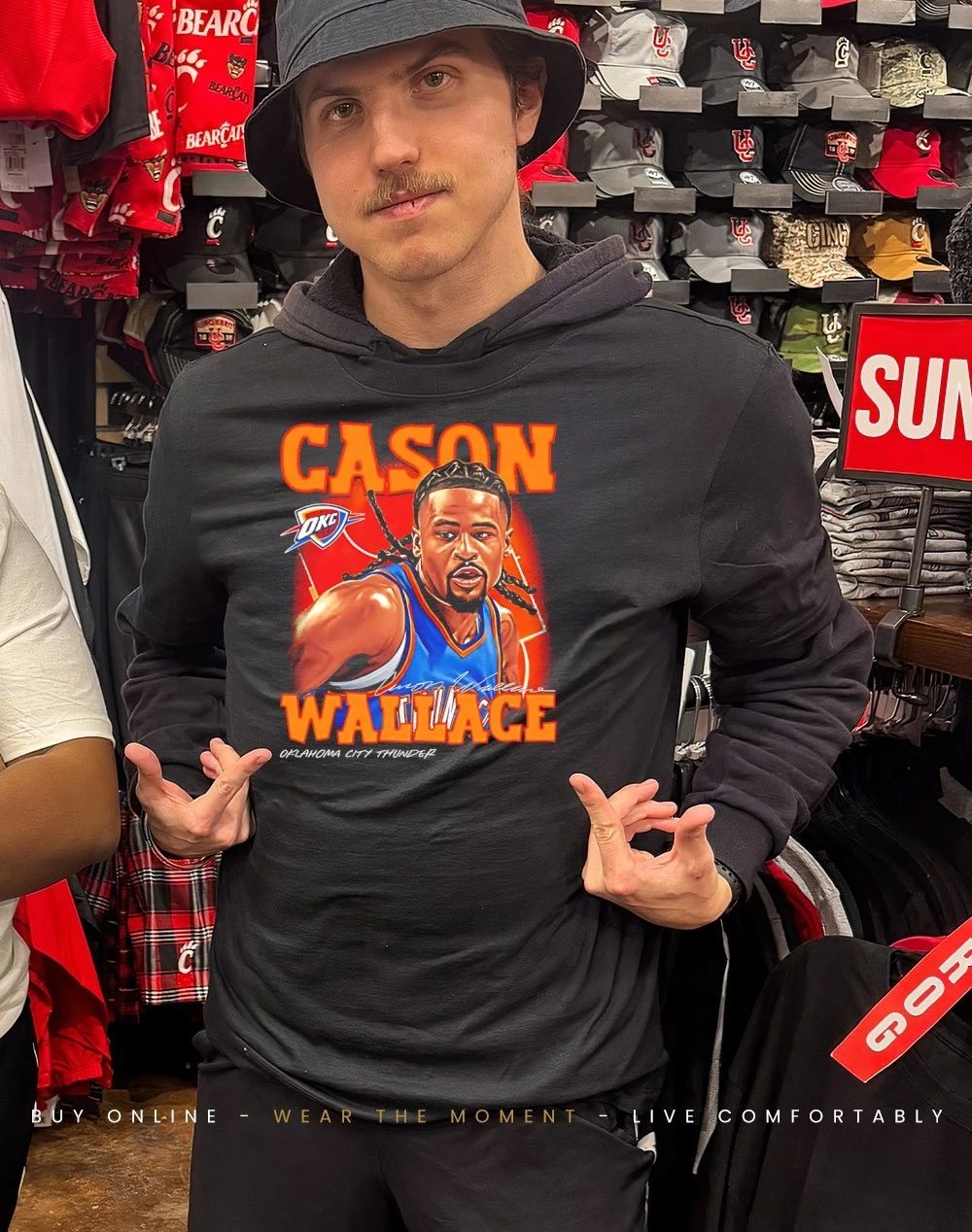 Cason Wallace Oklahoma City Thunder Airbrush shirt